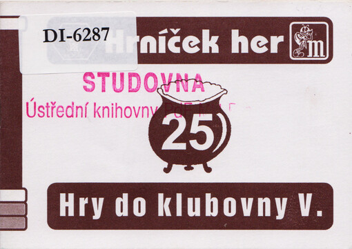 Hry do klubovny V. : zručnost, orientace, obratnost