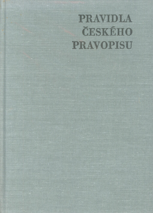 Pravidla českého pravopisu