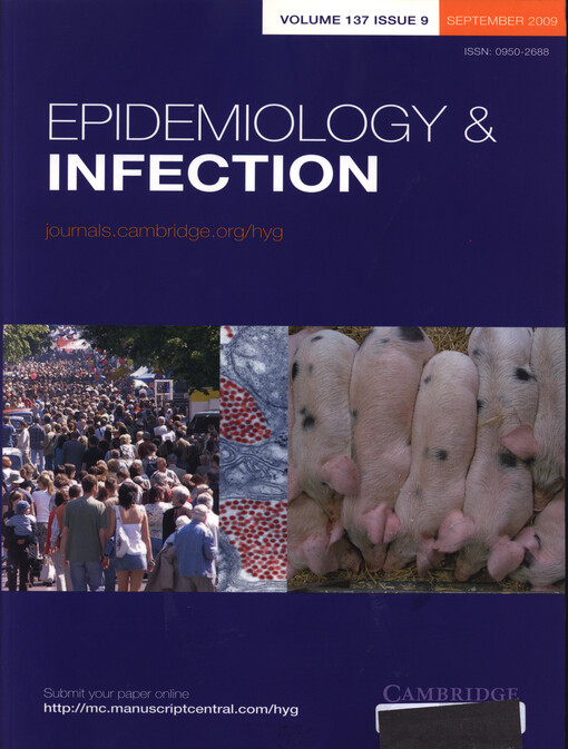 Epidemiology and infection