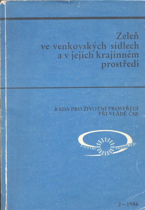 Zeleň ve venkovských sídlech a v jejich krajinném prostředí