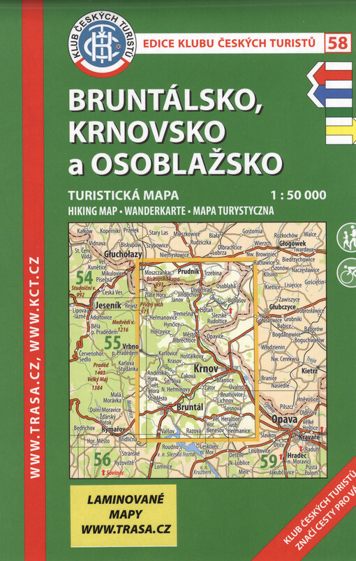 Bruntálsko, Krnovsko a Osoblažsko : turistická mapa