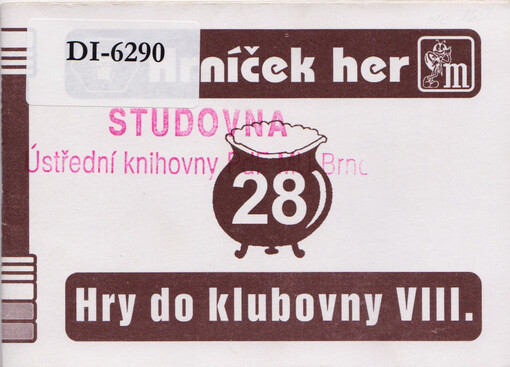 Hry do klubovny VIII. : pohybové