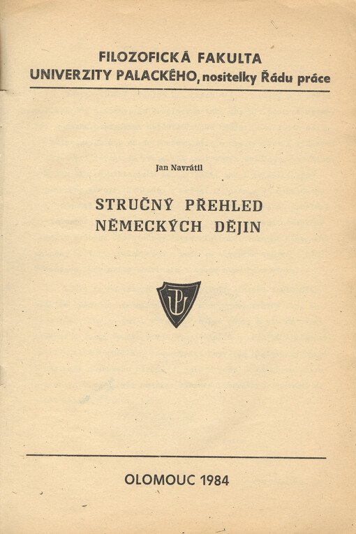 Stručný přehled německých dějin