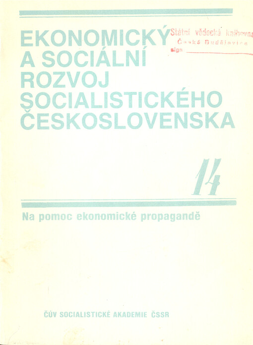 Ekonomický a sociální rozvoj socialistického Československa