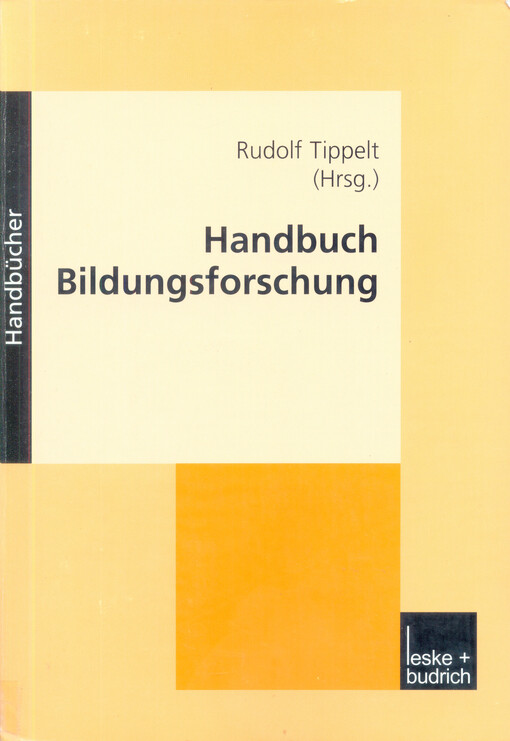 Handbuch Bildungsforschung