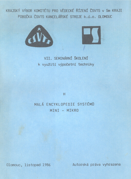 Malá encyklopedie systémů mini-mikro