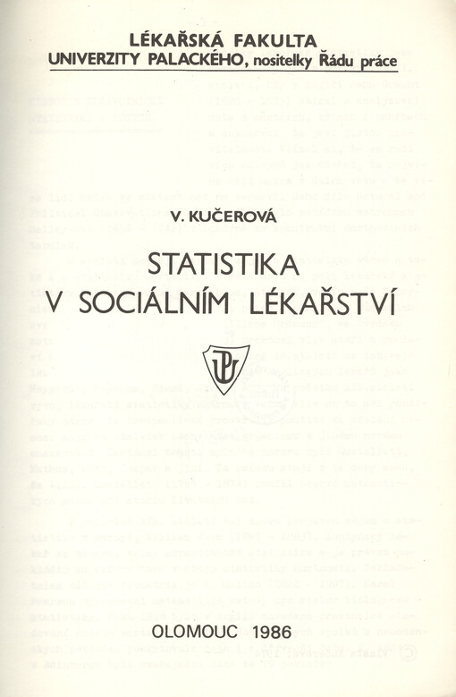 Statistika v sociálním lékařství