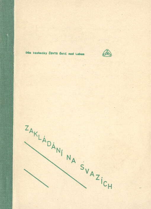 Zakládání na svazích :[Sborník]