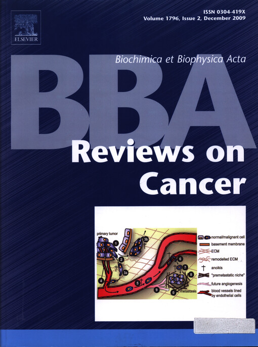 Biochimica et biophysica acta. Reviews on cancer
