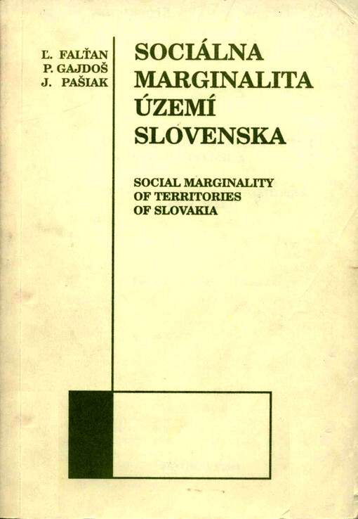 Sociálna marginalita území Slovenska