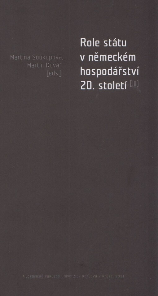 Role státu v německém hospodářství 20. století, 3. díl