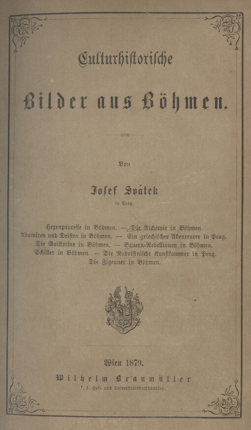 Kulturhistorische Bilder aus Böhmen