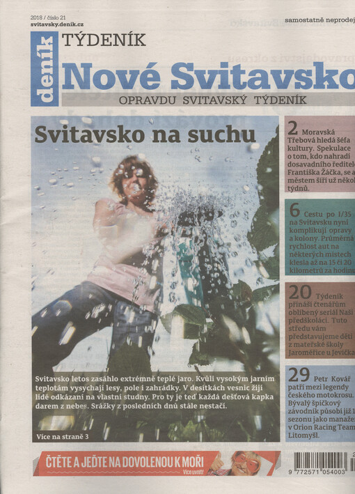 Týdeník Nové Svitavsko : opravdu svitavský týdeník