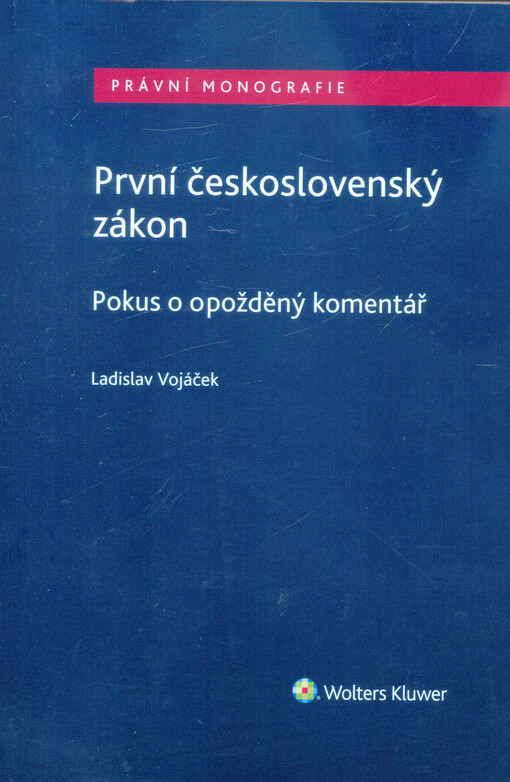První československý zákon