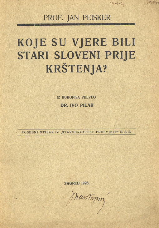 Koje su vjere bili stari Sloveni prije krštenja ?