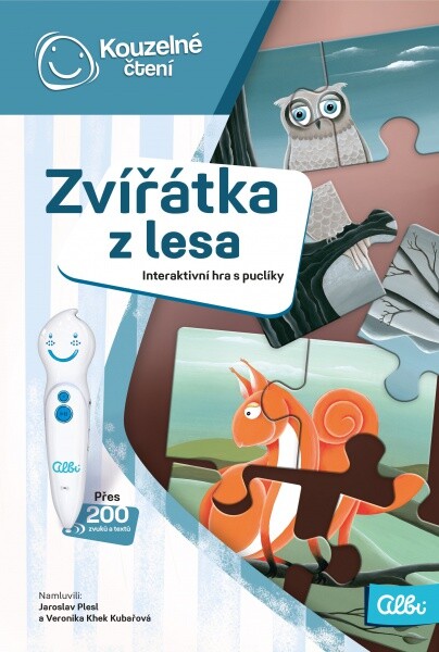 Zvířátka z lesa : interaktivní hra s puclíky