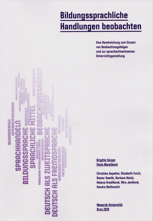 Bildungssprachliche Handlungen beobachten: eine Handreichung zum Einsatz von Beobachtungsbögen und zur sprachaufmerksamen Unterrichtsgestaltung