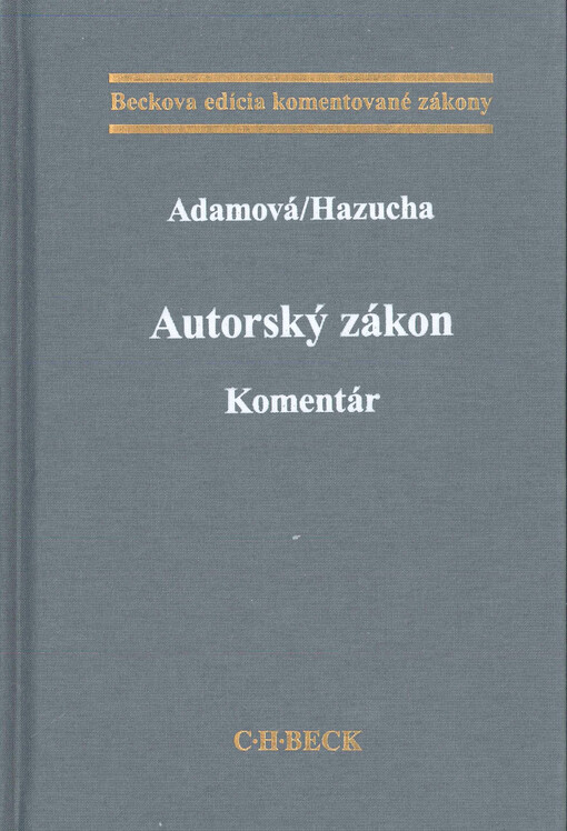 Autorský zákon : komentár