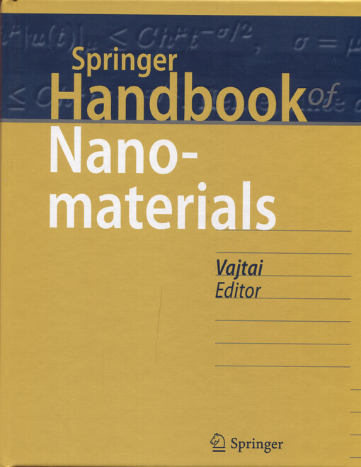Springer handbook of nanomaterials