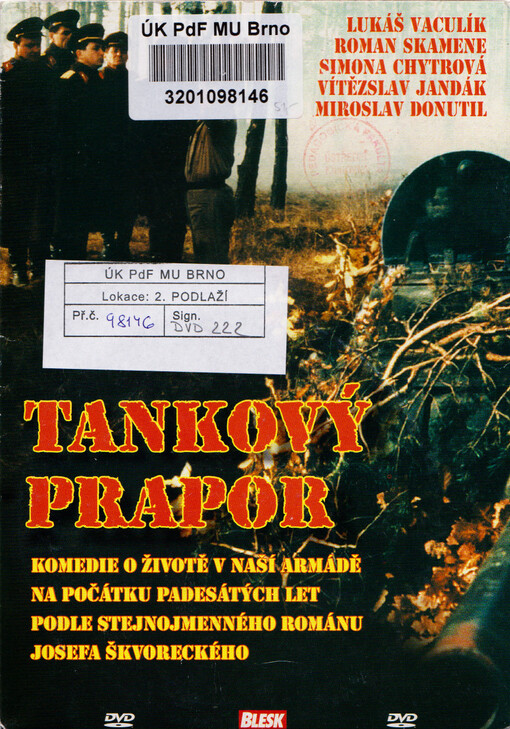 Tankový prapor : komedie o životě v naší armádě na počátku padesátých let podle stejnojmenného románu Josefa Škvoreckého