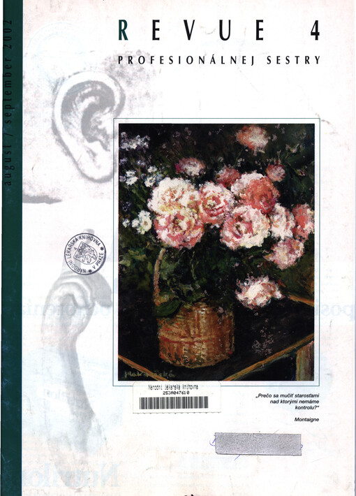 Revue profesionálnej sestry : odborný zdravotnícky časopis