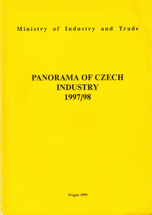 Panorama of Czech industry 1997/98