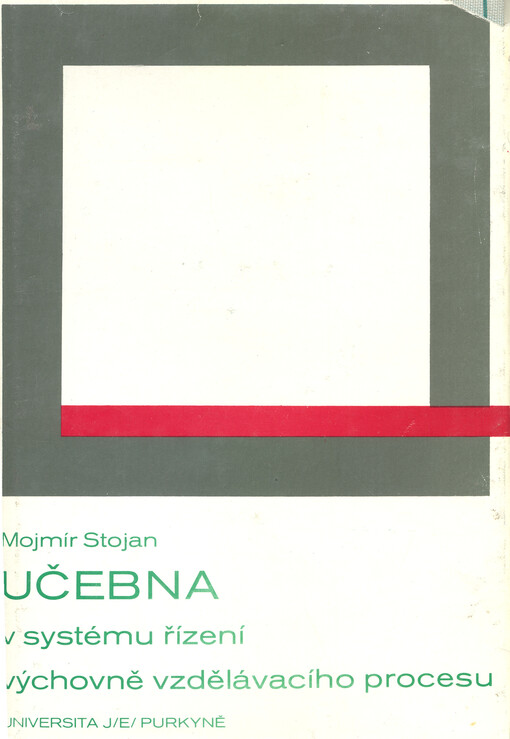 Učebna v systému řízení výchovně vzdělávacího procesu