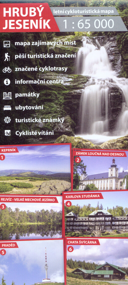 Hrubý Jeseník : letní cykloturistická mapa 1:65 000