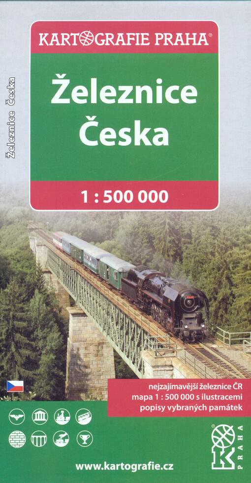 Železnice Česka : 1:500 000