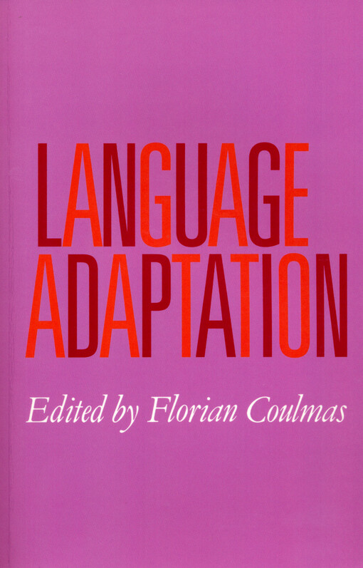 Language adaptation