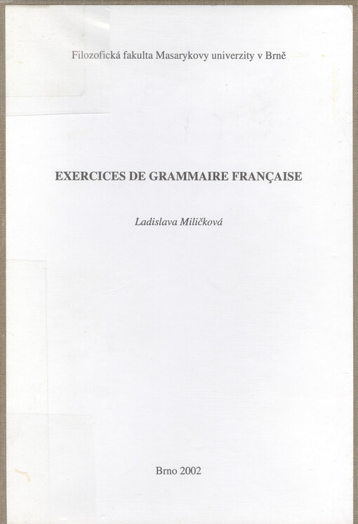 Exercices de grammaire française