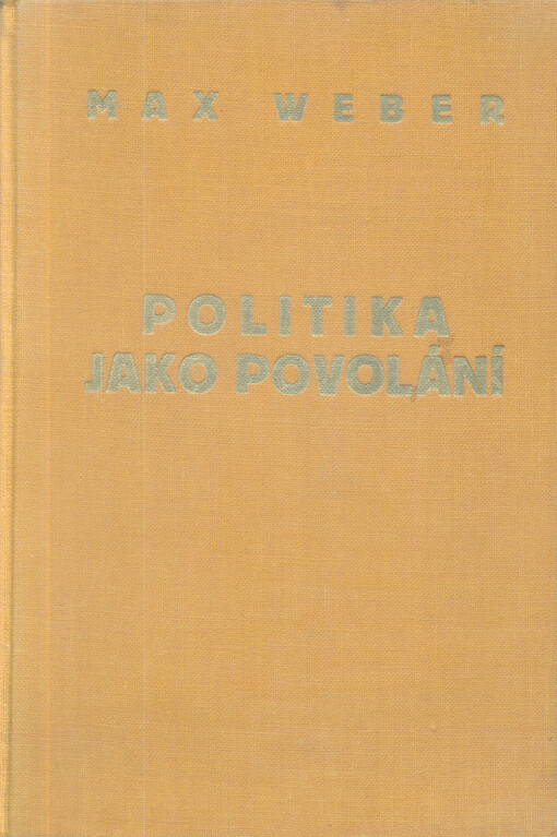 Politika jako povolání