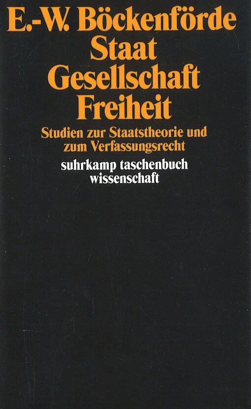 Staat, Geselschaft, Freiheit