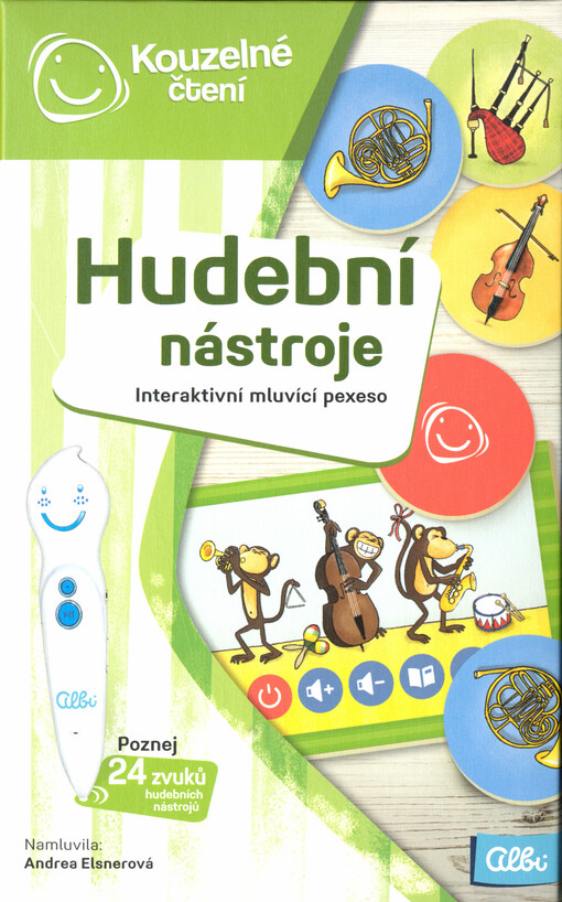 Hudební nástroje : interaktivní mluvící pexeso