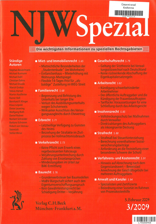 NJW Spezial
