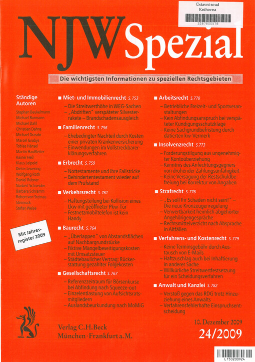 NJW Spezial