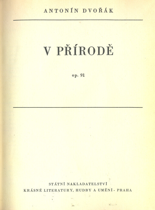 V příroděop. 91