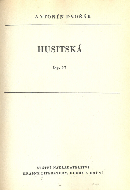 Husitskáop. 67