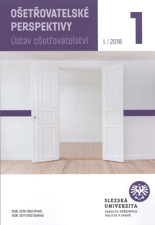 Ošetřovatelské perspektivy = Nursing perspectives