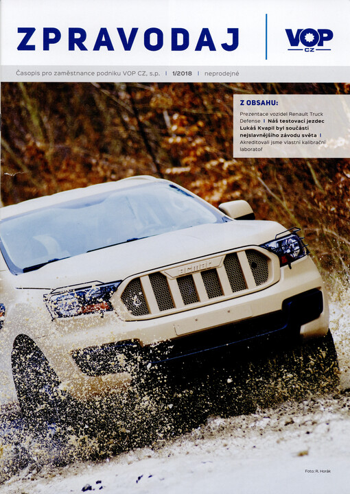 Zpravodaj VOP CZ : časopis pro zaměstnance podniku VOP CZ, s.p.