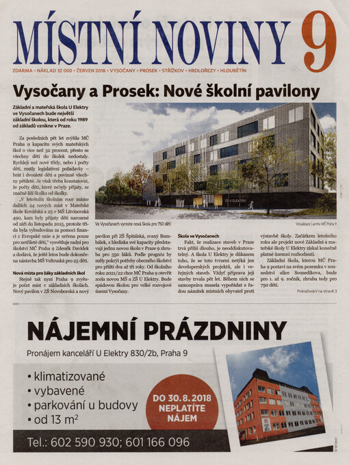 Místní noviny 9 : Vysočany, Prosek, Střížkov, Hrdlořezy, Hloubětín