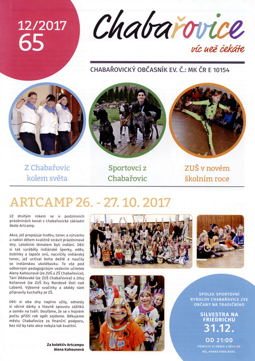 Chabařovice : víc než čekáte : chabařovický občasník