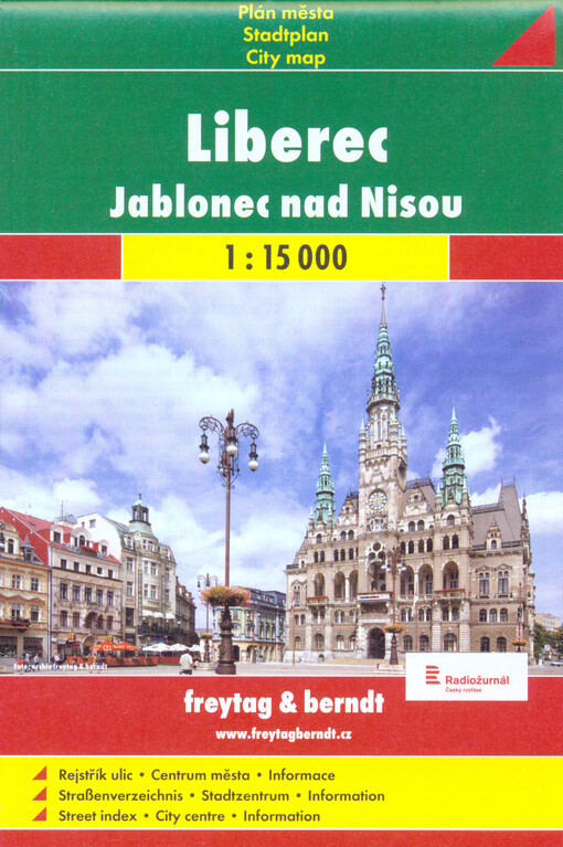 Liberec ; Jablonec nad Nisou : plán města