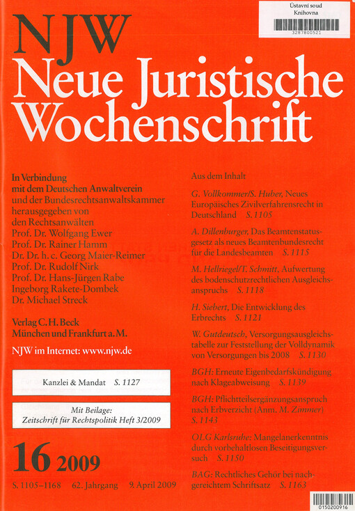 Neue Juristische Wochenschrift