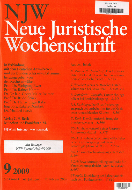 Neue Juristische Wochenschrift