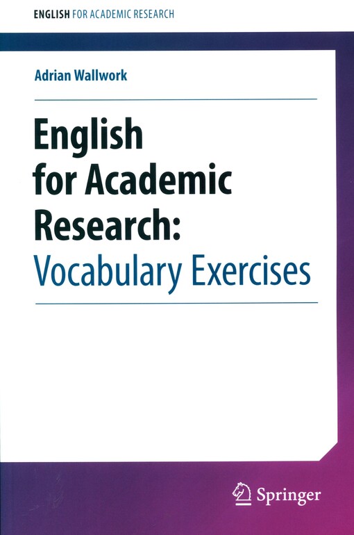 English for Academic Research: Vocabulary Exercises 