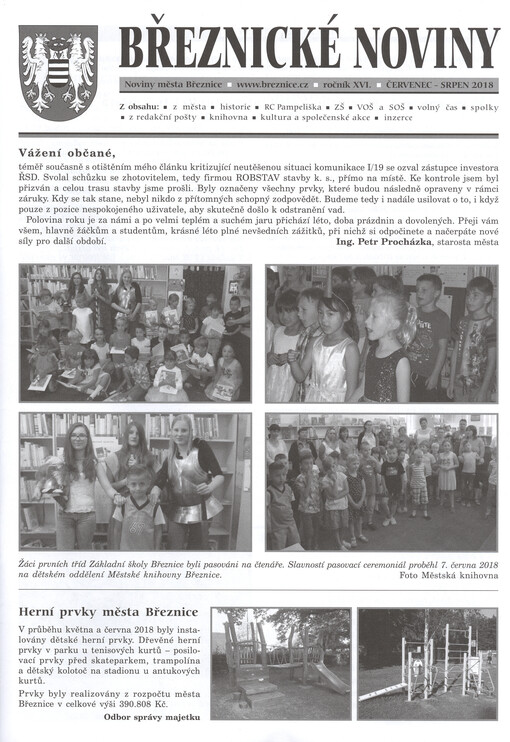 Březnické noviny : noviny města Březnice