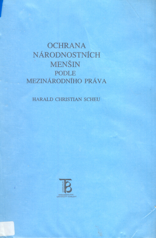 Ochrana národnostních menšin podle mezinárodního práva