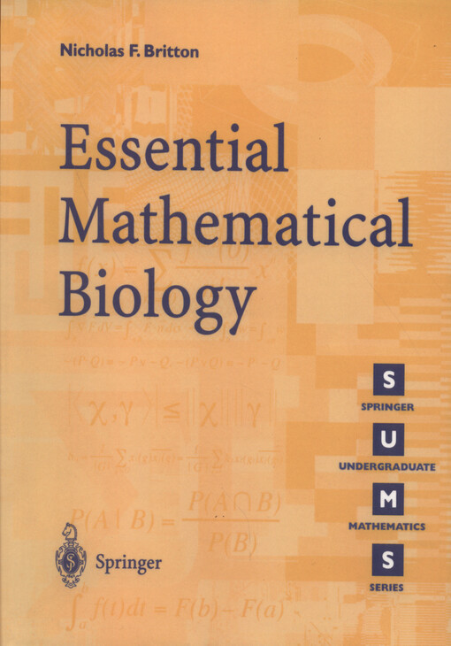 Essential mathematical biology