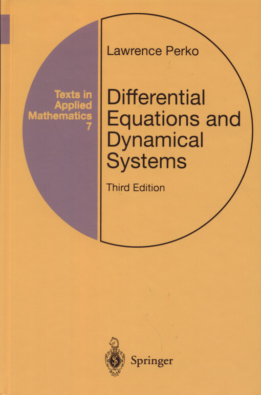 Differential equations and dynamical systems